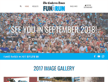 Tablet Screenshot of canberratimesfunrun.com.au